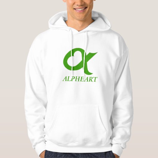 green alpheart パーカ (正面)