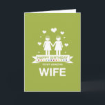 Green | Amazing Wife |ハッピーバースデー カード<br><div class="desc">これはストレートグリーンではないデザイン | Amazing Wife |ハッピーバースデーカードこのカードはLGBTプライド旗の虹色鮮やかの1つを中心テーマとして作成された。カードにレズビアンのカップルが載っている。私たちはNot Straightデザインカードを作成し、あなたの人生の特別な人々のための適切な機会のための適切なカードを見つけることができるように。すべてのカードが離れ内部に存在し空白の、独自のメッセージを追加でパーソナライズされたきる。私たちもしのカードは、あなたの特定の要件を満たしていない、touchを取得し、私たちは何ができるかを見ることができる。Not Straightデザイン-ゲイ場所 | Lesbian |代わりの家族のグリーティングカードとギフト。</div>