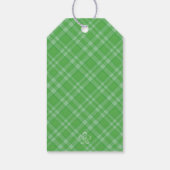 Green and Black Gated Rose Princess Birthday  ギフトタグ (裏面)