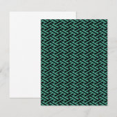 Green and Black Sayagata Pattern (正面/裏面)