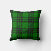 Green and Black Tartan Plaid Pattern クッション (裏面)