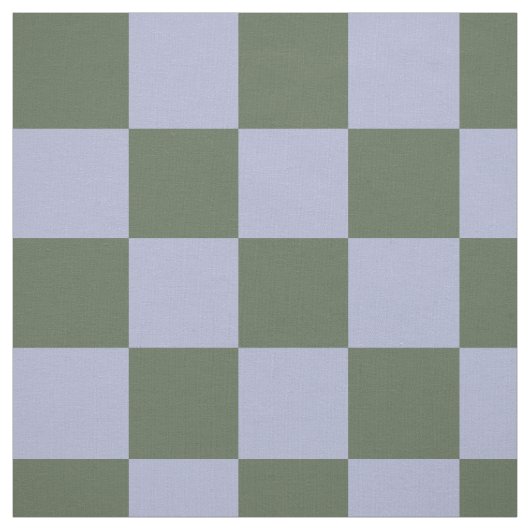 Green and Blue Checkered Pattern ファブリック (見本)