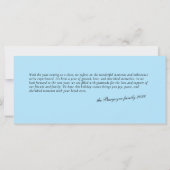 Green and Blue Chic Vertical Stripes 3 Photo (裏面)