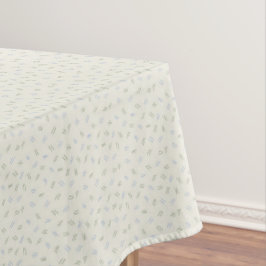 Green And Blue Doodle Pattern Tablecloth テーブルクロス