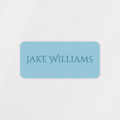 Green and Blue School Clothing Kids' Labels ラベル (デザイン2)