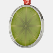 Green and Gold メタルオーナメント (左)