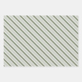 Green And Gold Christmas Holiday Party ラッピングペーパーシート (正面2)