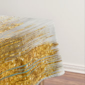 Green and gold motion abstract テーブルクロス (インサイチュ)