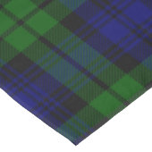 Green and navy Tartan テーブルクロス (アングル)