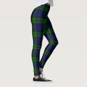 Green and navy Tartan レギンス (右)