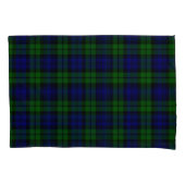 Green and navy Tartan 枕カバー (正面)