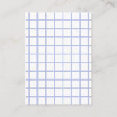 Green and Periwinkle Blue Book Request Baby Shower エンクロージャーカード (裏面)