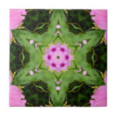 GREEN AND PINK ABSTRACT DRAWING. SAMER BRASIL. 4 タイル (正面)