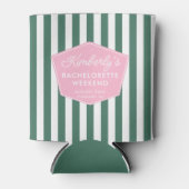 Green And Pink Beverly Hills Bachelorette Party 缶クーラー (正面)