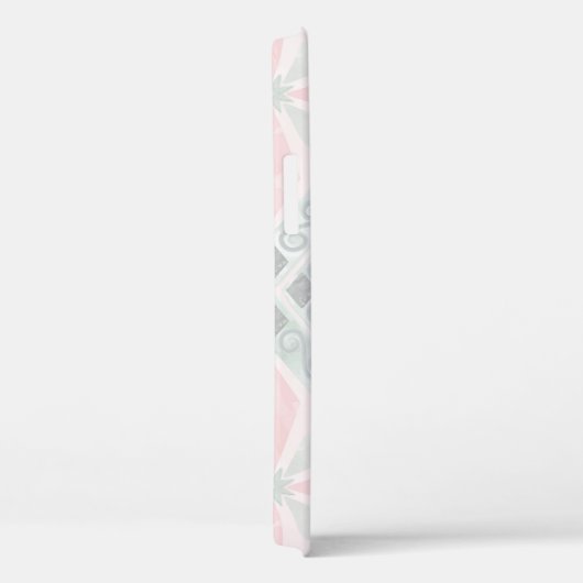 Green and pink pastel diamond pattern Case-Mate iPhoneケース (裏面 / 右)