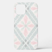 Green and pink pastel diamond pattern Case-Mate iPhoneケース (裏面)