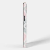 Green and pink pastel diamond pattern Case-Mate iPhoneケース (裏面 / 右)