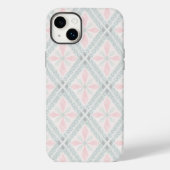 Green and pink pastel diamond pattern Case-Mate iPhoneケース (裏面)