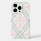 Green and pink pastel diamond pattern Case-Mate iPhoneケース (裏面)