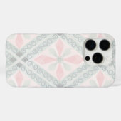 Green and pink pastel diamond pattern Case-Mate iPhoneケース (裏面 (横))