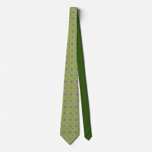 Green and Pink Tie ネクタイ (正面)