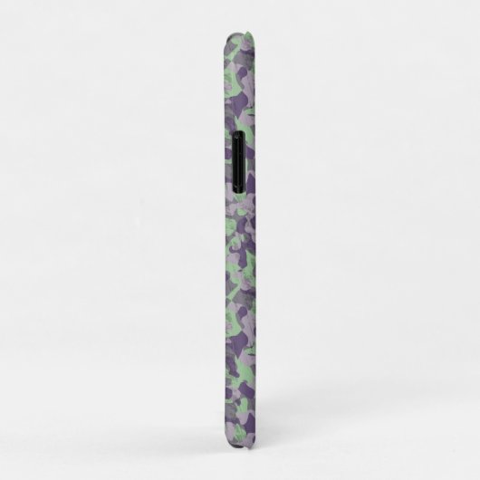 green and purple camo abstract Case-Mate iPhoneケース (裏面/右)