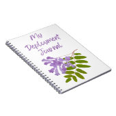Green and Purple My Deployment Journal ノートブック (右側)