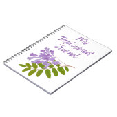 Green and Purple My Deployment Journal ノートブック (左側)