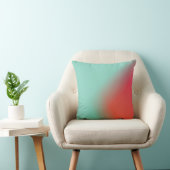 green and red ombre クッション (椅子)