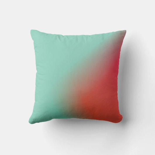 green and red ombre  クッション (裏面)