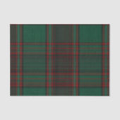 Green and Red Plaid Holiday Tissue Paper 薄葉紙 (正面)