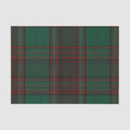 Green and Red Plaid Holiday Tissue Paper 薄葉紙