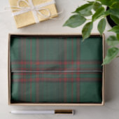 Green and Red Plaid Holiday Tissue Paper 薄葉紙 (ギフト)
