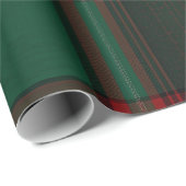 Green and Red Plaid Holiday Wrapping Paper ラッピングペーパー (ロールコーナー)