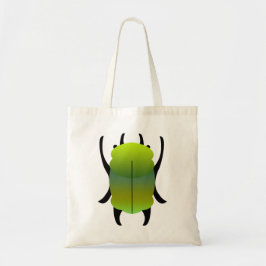 Green and Teal Gradient Scarab Beetle トートバッグ