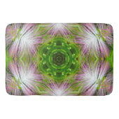 GREEN AND WHITE ABSTRACT DRAWING. SAMER BRASIL. 2 バスマット (正面)