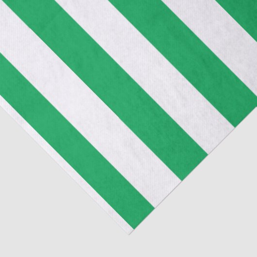Green and White Cabana Stripes  薄葉紙 (詳細)