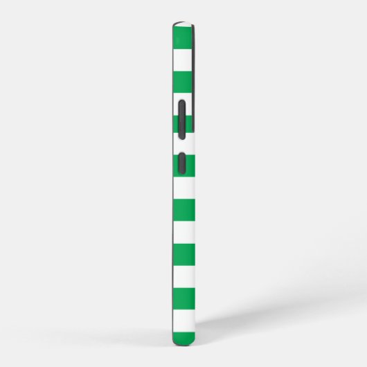 Green and White Cabana Stripes  Samsung Galaxyケース (右側面)