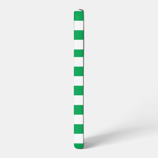Green and White Cabana Stripes  Samsung Galaxyケース (左側面)