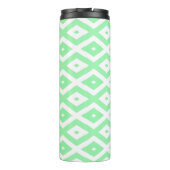 Green and white diamond pattern タンブラー (裏面)