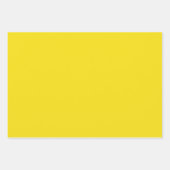 Green and Yellow Lemon Pattern ラッピングペーパーシート (正面3)