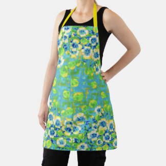 Green and Yellow Summer Apron エプロン