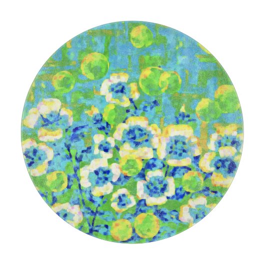 Green and Yellow Summer Tray カッティングボード (正面)