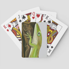 Green Anole Lizard トランプ