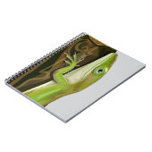 Green Anole Lizard ノートブック (左側)