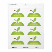 Green Apple Classroomブックプレート ラベル (フルシート)