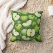 Green apples クッション (ブランケット)