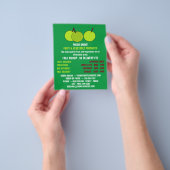 Green Apples, Greengrocers Advertising チラシ (手)