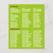 Green Apples, Greengrocers Advertising チラシ (裏面)