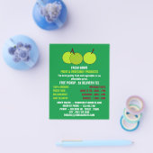 Green Apples, Greengrocers Advertising チラシ (シングル)